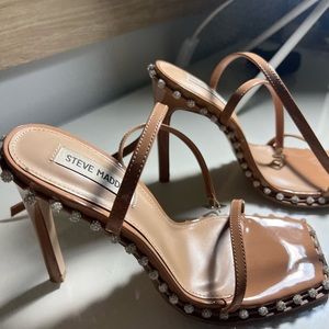 Steve Madden zelle nude heels